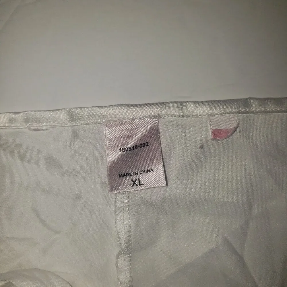Vintage Y2K Victorias Secret White Bridal Negligee Babydoll Nighty Womens XL
